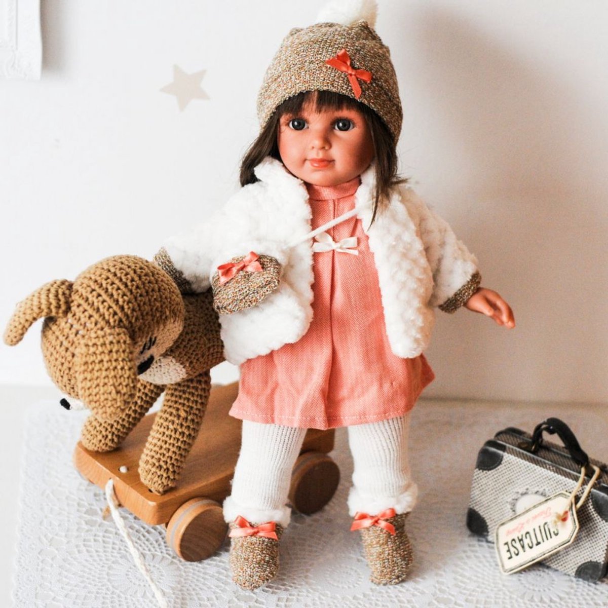 LLORENS kleding voor Martina-pop 40 cm set MIX