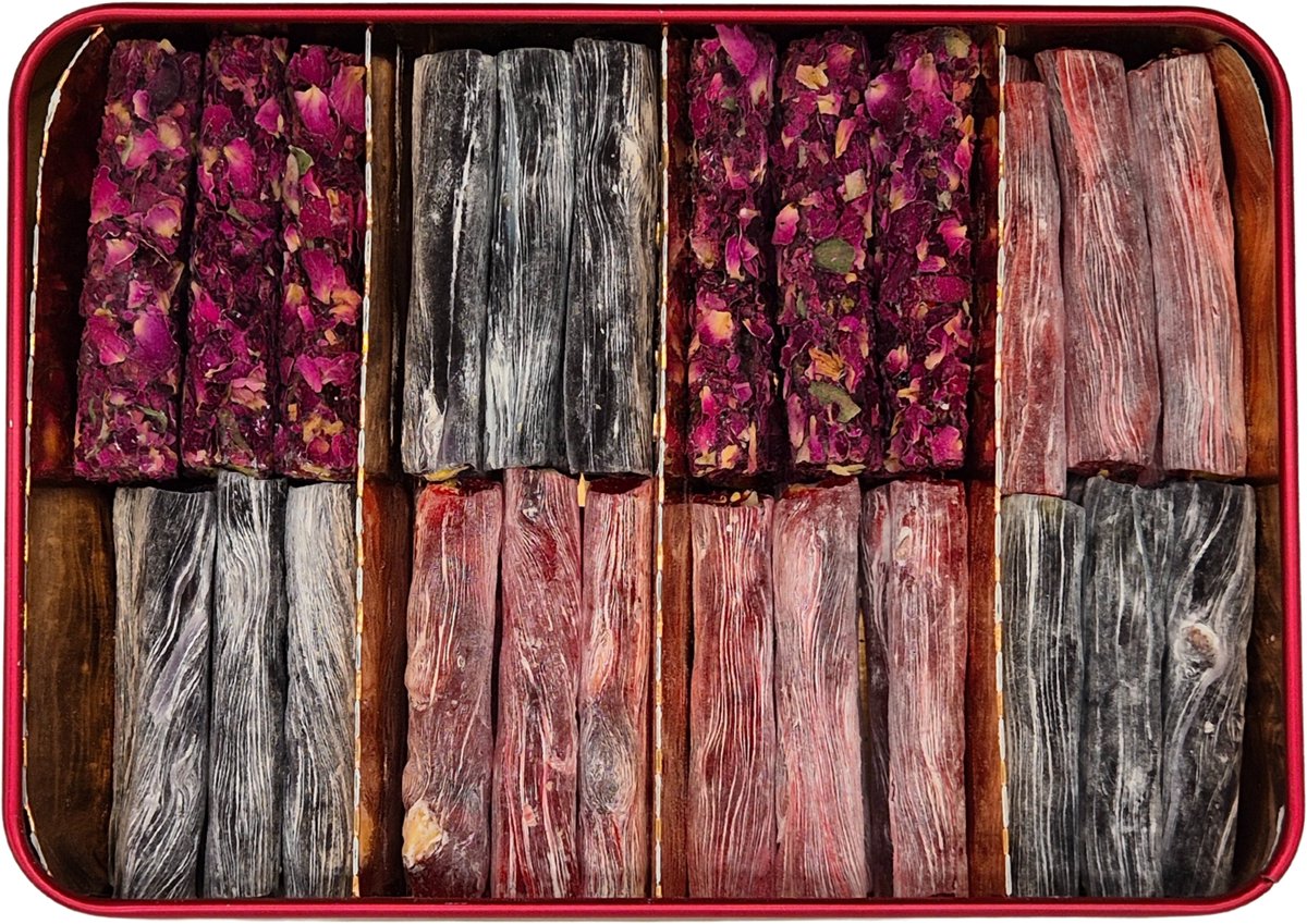 SERVET EFENDİ - Turks Fruit - Mixed Finger Turkish Delight - Pistache - Karışık Parmak Lokum - 500gr