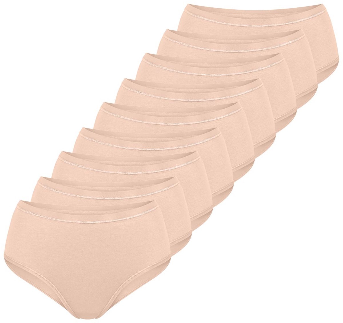 sloggi Dames midi slip 9 pack GO Daily Cotton