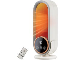 Binnenkachel - Energiezuinige PTC Keramische Kachel 1200W - Draagbaar met Afstandsbediening - Snel…