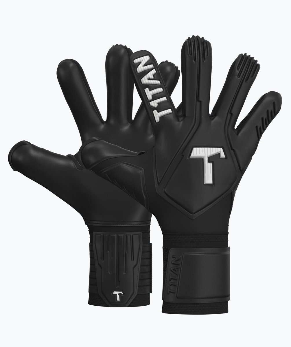 T1TAN Legend 1.0 Black-Out Keepershandschoenen volwassenen & jongeren - Maat 7