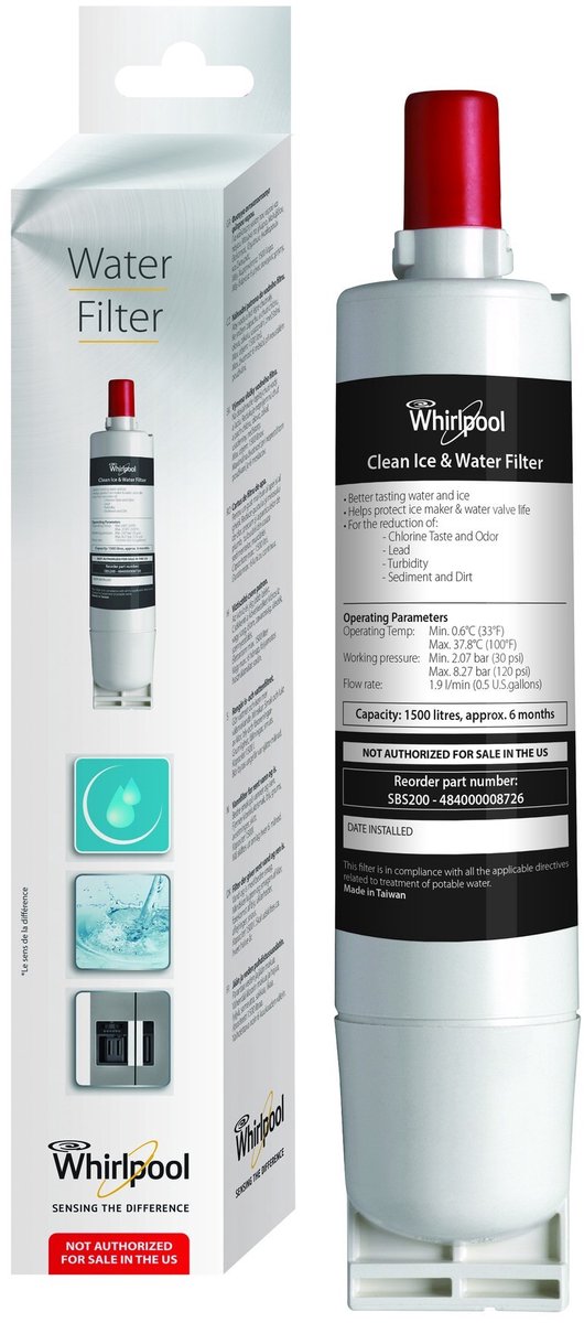Whirlpool Waterfilter SBS200 / 484000008726