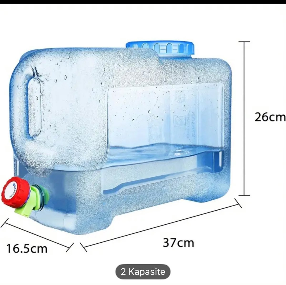18L Waterdispenser met Kraan – Grote Capaciteit – BPA-vrij – Camping & Keuken – Draagbaar Watercontainer