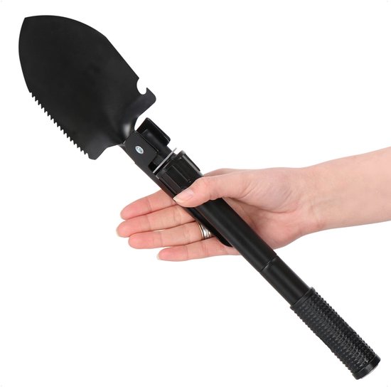 Unyqoos® Opvouwbare multifunctionele schep met zaag en flesopener voor buitengebruik van Merkloos	 — afbeelding 5