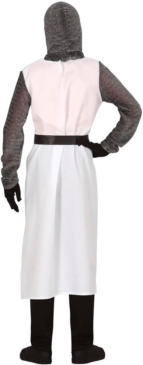 Provento - Jongenskostuum Middeleeuwse & Renaissance Strijders | Kruisvaarder Thema | Maat 176 | Carnavals Verkleedkleding.