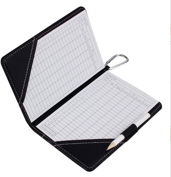 Golf Scorekaarthouder met Magnetische Marker - Scoreboek Houder & Potloodhouder - Stevige KWALITEIT - Golf Scoreboekje - Score kaart - Mapje - Golf accessoires - Cadeau van Merkloos — afbeelding 3