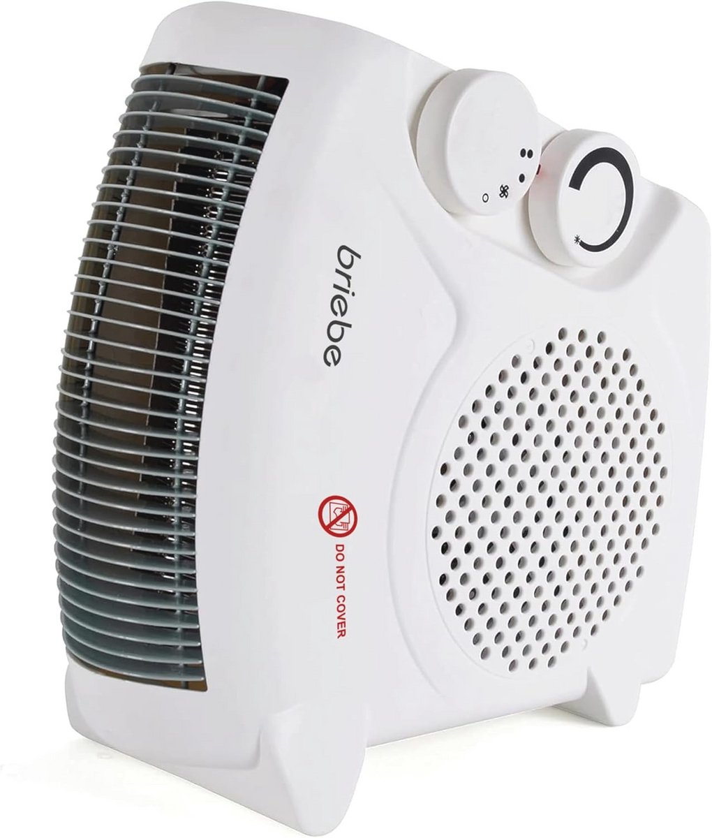 Draagbare Ventilatorkachel 2000W met Thermostaat - Energiezuinig, Geschikt voor Badkamer, 2 Modus & Koele Luchtfunctie
