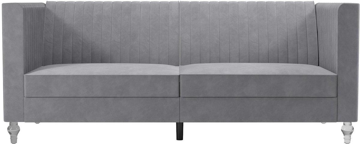 Arabelle-Slaapbank - Grijs Fluweel