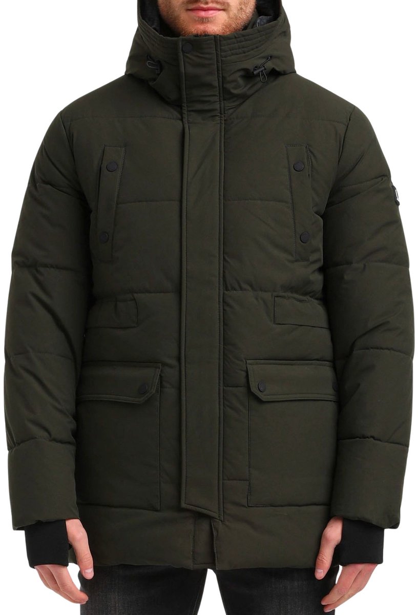 Gabbiano Padded Stretch Parka Winterjas Heren - Maat XXL