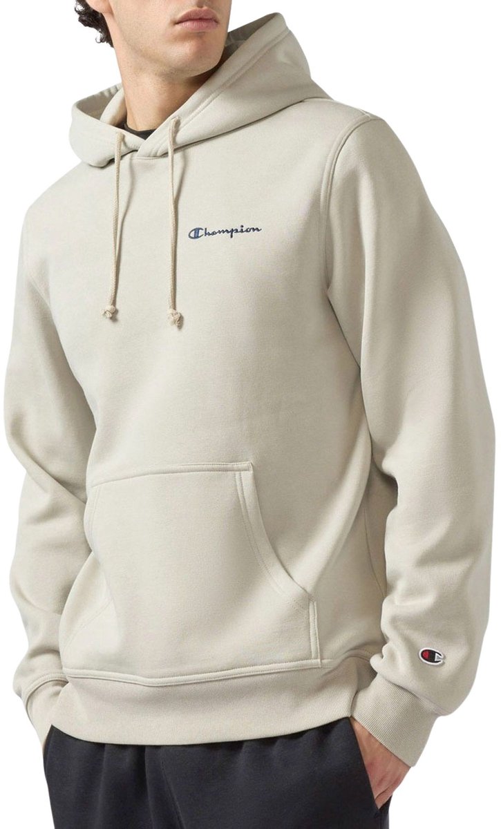 Champion Icons Small Logo Hoodie Heren Grijs