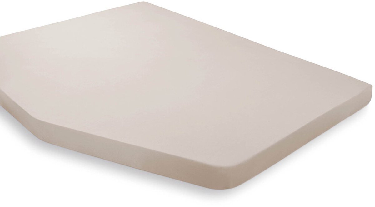 Walra Hoeslaken Jersey Stretch Frans bed L - 130/160x180/210 - 100% Katoen (BCI) - Zand