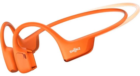 Shokz OpenRun Pro 2 Mini Casque de sport à conduction osseuse Open-ear - Résistant à l’eau et à la transpiration IP55 - Autonomie 12 heures - Orange