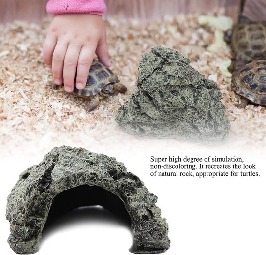 Shale Ledge Cave Shelter - Rock Wool Voor Turtles - Amphibians - Fish ...