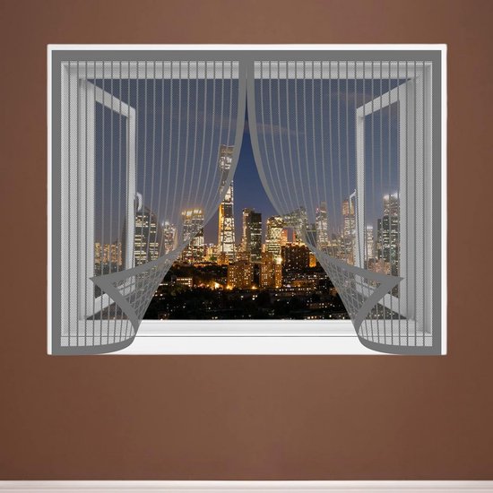 Magnetisch hordeurgordijn 85 x 205 cm Houd insecten buiten met Heavy