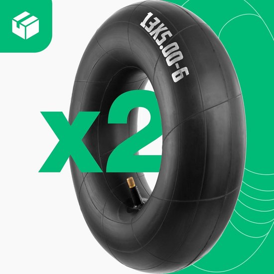 Banden Binnenbanden 13 x 5.00-6 met Rechte TR13 Ventiel (Set van 2) voor Quad, Grasmaaier, Kruiwagen — afbeelding 3