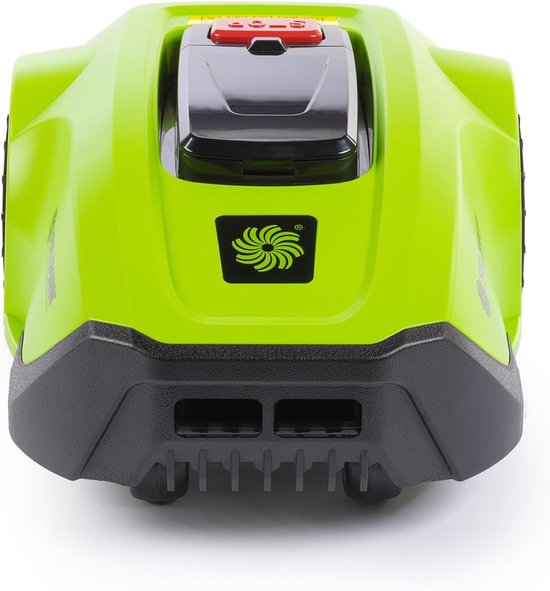 Robotmaaier 600 m² Nuvanohome 20V Li-Ion accu, 17 cm maaibreedte, instelbare hoogte 3-5 cm, regensensor, kantenmaaien, lcd display