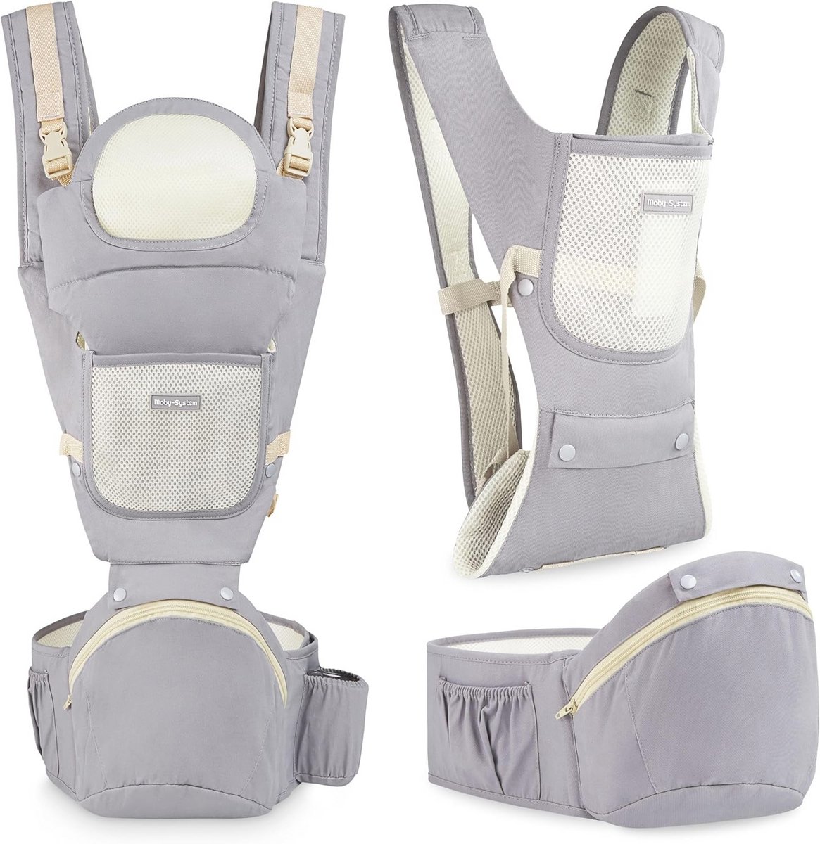 Ergonomische Draagzak 10-in-1 voor Baby's van 0-36 Maanden