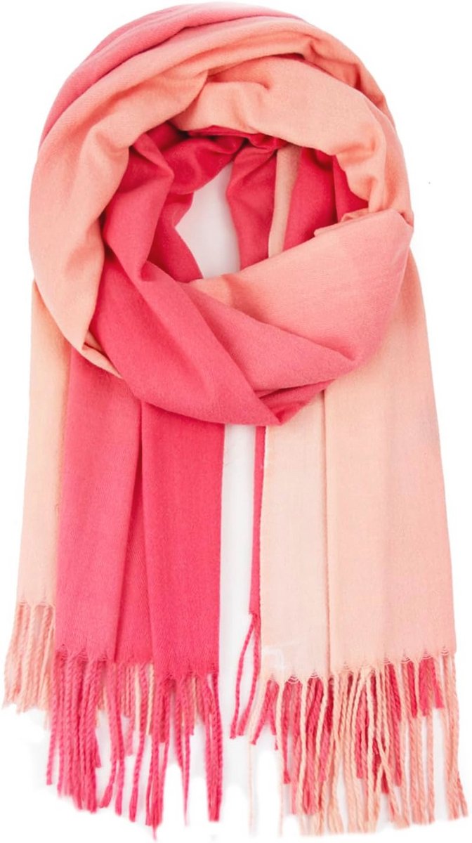 XXL Dames Poncho - Warme en Gezellige Oversized Deken Sjaal in Effen Kleur