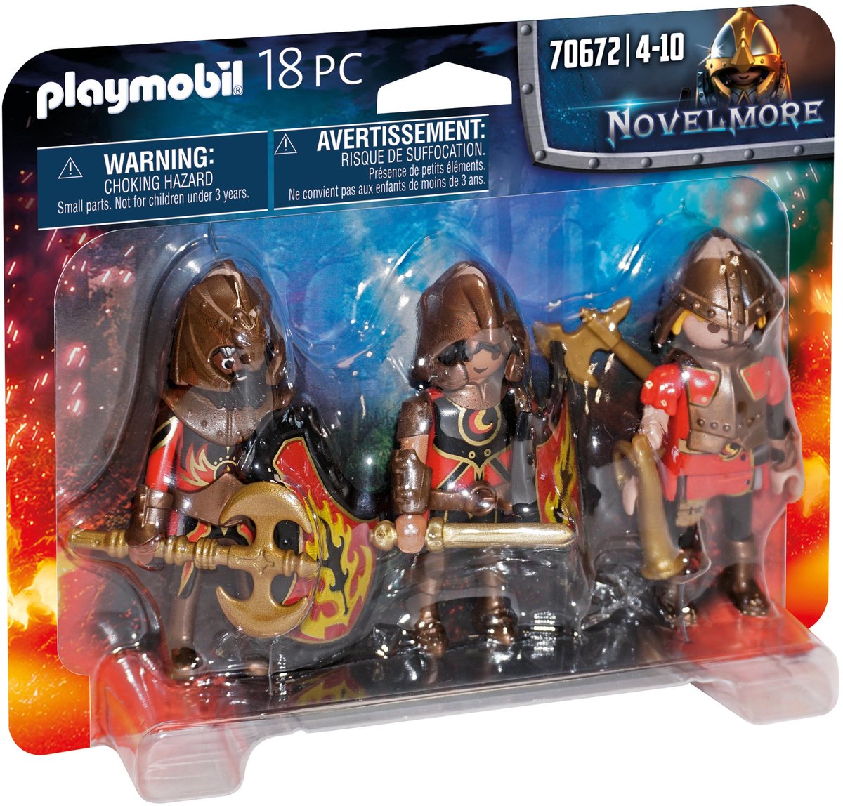 PLAYMOBIL Novelmore Set van 3 Burnham Raiders - 70672