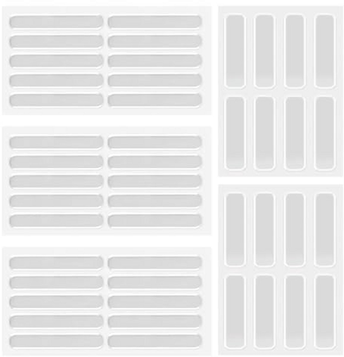 Transparante Siliconen Meubelbumpers - 46 Stuks Zelfklevende Beschermbuffers voor Deuren en Meubels