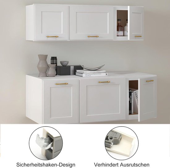 2 stuks kasthangers, wandhouder, kasthouder, hangkast, houder