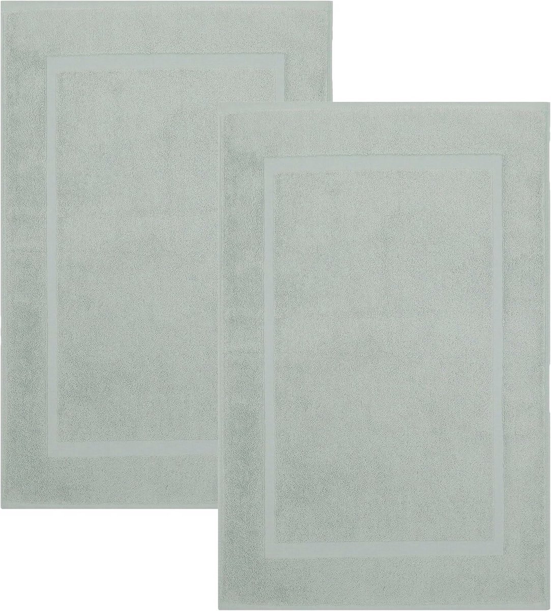 Premium Badmat van 100% Katoen - Set van 2 - Hoog Groen - 50 x 70 cm - Zacht en Ondersteunend