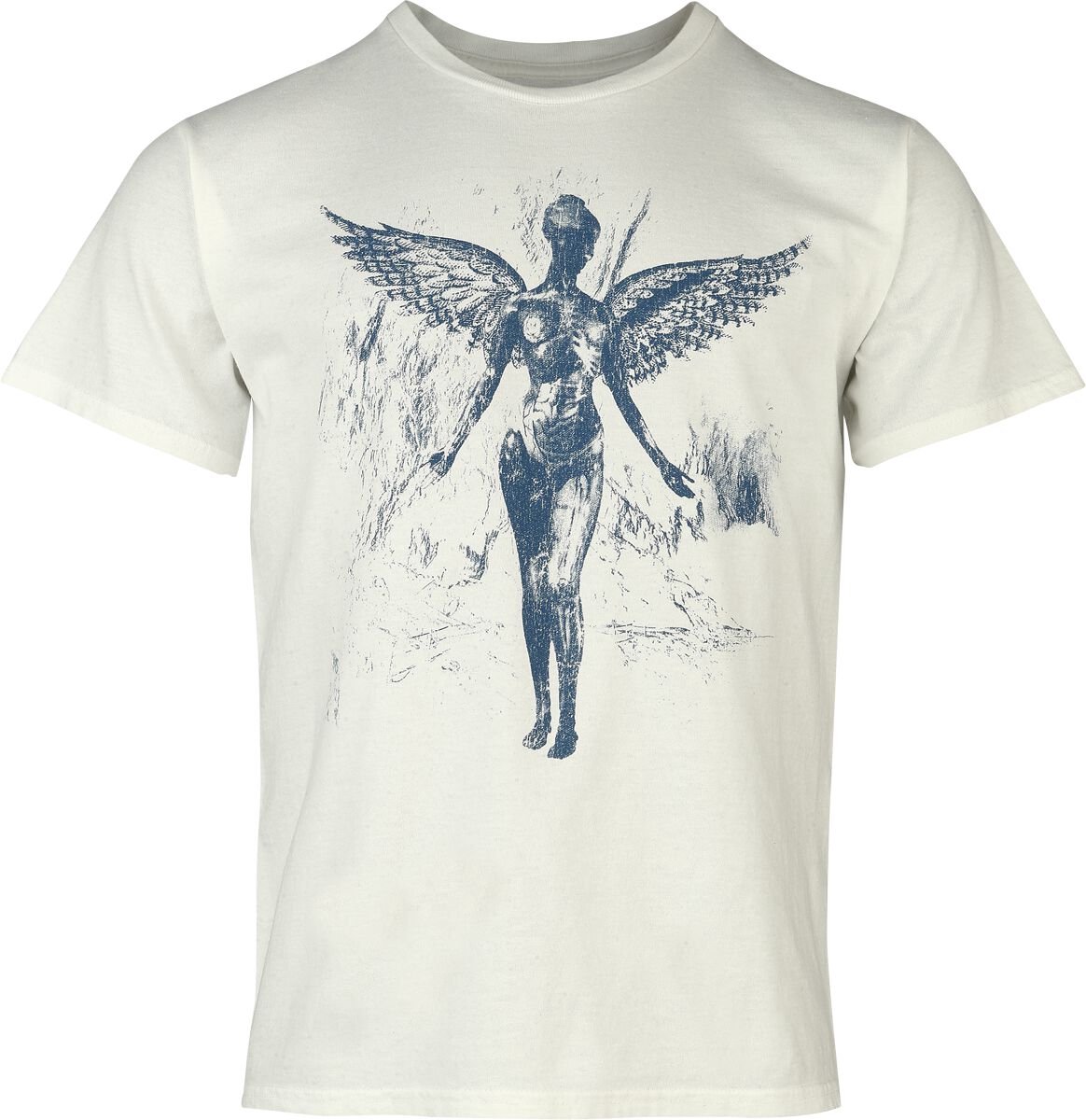 Nirvana In utero Heren T-shirt - wit - L