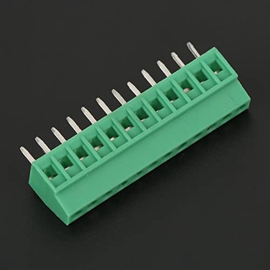 2 Pin 2,54mm Anschlussblock-Anschluss Raster PCB Universal Schraubklemmenblock-Steckverbinder Grün 50 Teile/satz