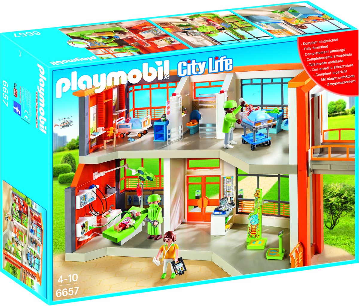 PLAYMOBIL City Life Compleet ingericht kinderziekenhuis - 6657 — afbeelding 9