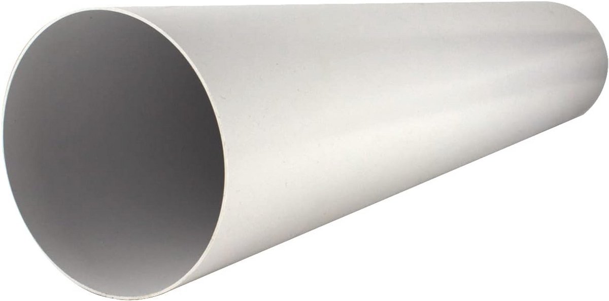 Ventilatieslang 150 mm - 1 meter kunststof afvoerbuis voor ventilatiesystemen