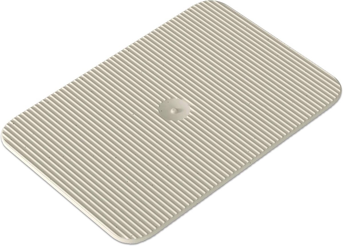 Onderlegplaatjes 60 x 40 mm - 250 stuks - Wit - 1,5 mm dik - Kunststof - Draagvermogen tot 5 ton