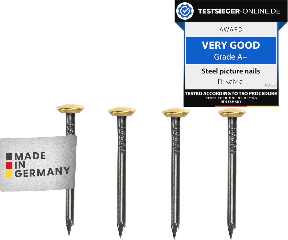 Stalen spijkers 25 mm - ideaal voor beton, baksteen, pleisterwerk en hout