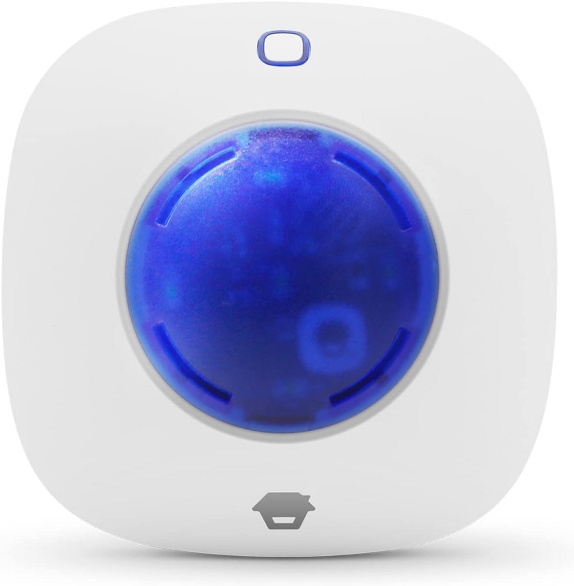 Draadloze binnensirene met blauw knipperlicht, krachtige diefstalbeveiliging voor thuis, 90 dB alarm