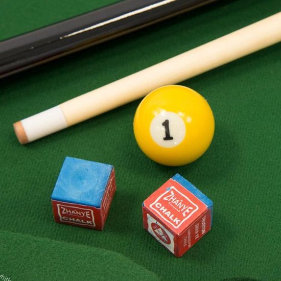 Blauw krijt - doos met 8 stuks in kleur en dartpijltjes voor studs van Merkloos — afbeelding 3