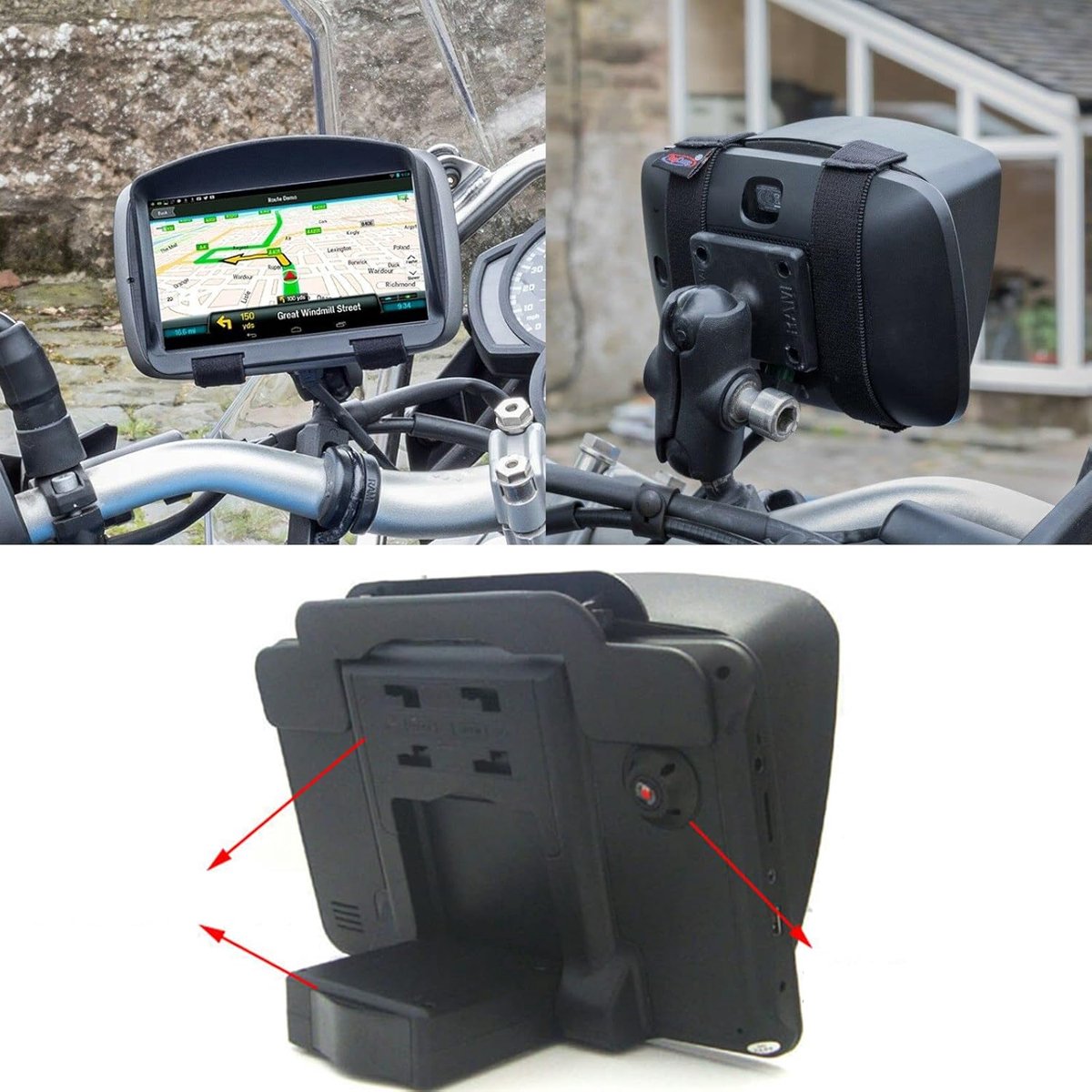 Baceyong Sunshade Visor For Garmin Zumo 590LM 660LM 350 340 390LM Motorbike Sat Nav GPS