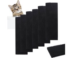 6 Pack Carbon Filters voor Litter Robot 3 - Geactiveerde Houtskool Kattenbak Vervangingsfilters voor Geurabsorptie en Vochtbestrijding in Huis