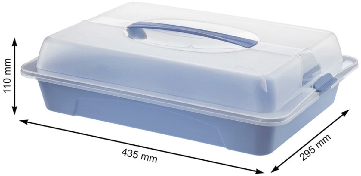 Rotho Fresh Partybutler Serveertray Cool & Horizon Blauw