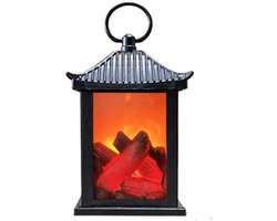 LED Tafelhaard met Realistisch Houtvuur Effect - Sfeervolle Draagbare Binnen Buiten Verlichting