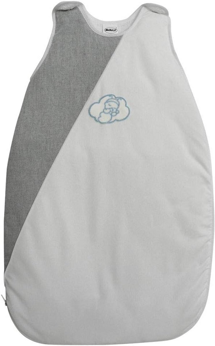 Verstelbare Baby Slaapzak voor Zomer en Winter met Uitneembare Voering Grijs