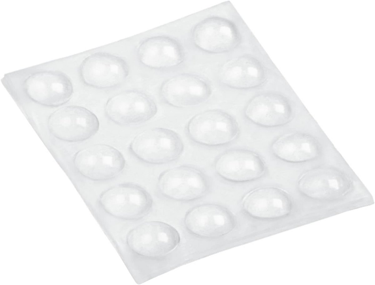 Transparante Zelfklevende Siliconen Beschermstrips - Meubel- en Muurbescherming Ø 8 x 2,5 mm