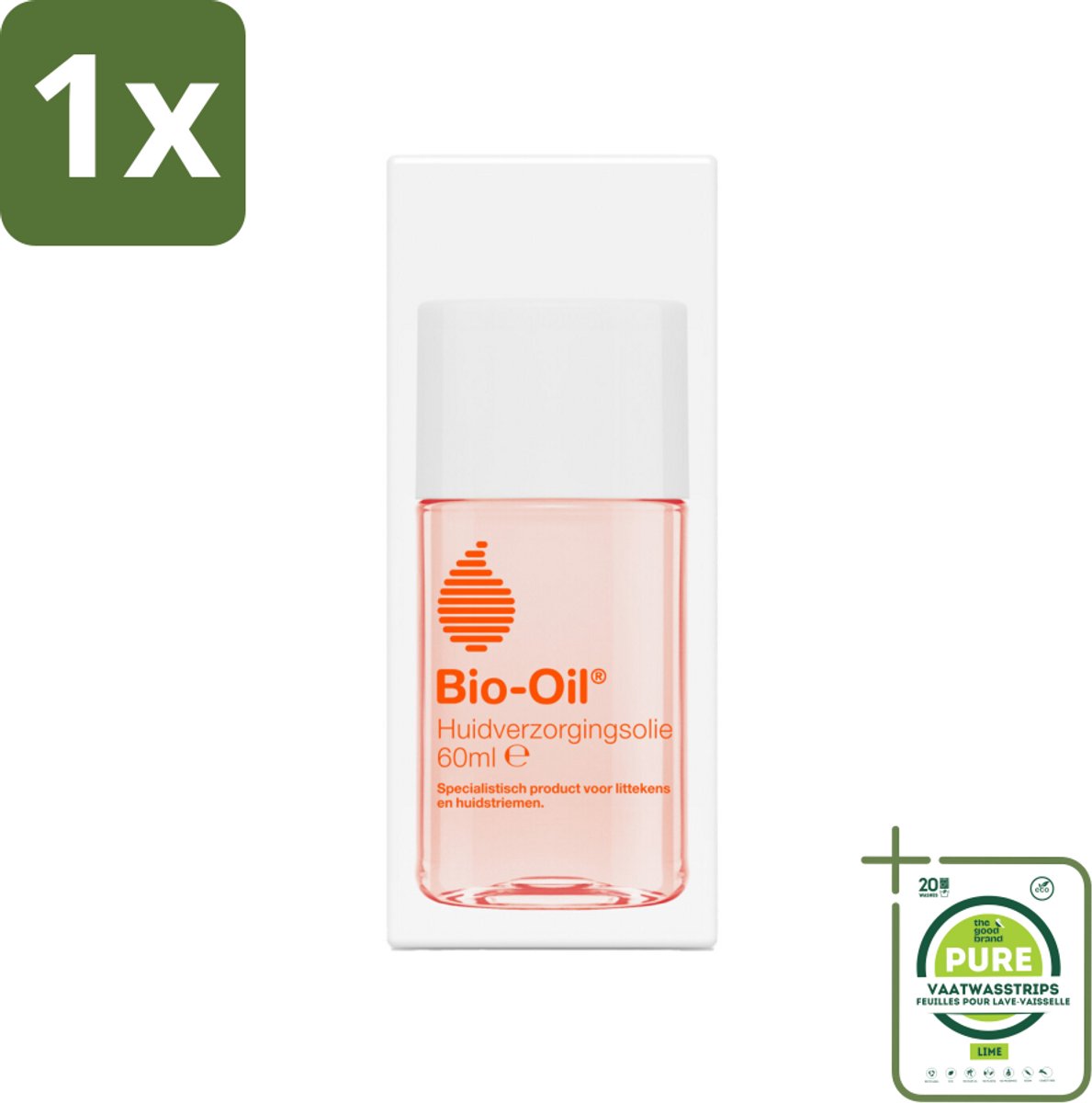 1 x Bio-Oil Huidverzorgingsolie 60 ml - Huidverzorging - Littekenbehandeling - Striae - Pigmentvlekken - Droge Huid