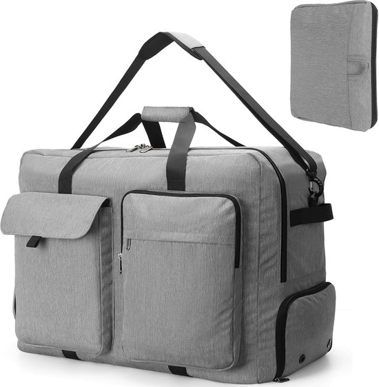 PORRASSO Sport Duffel Bag Women Travel Bag Holdall Large Gym Bag Carry