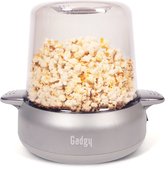 Gadgy Premium Popcornmachine - Popcornmaker - Vers & Huisgemaakt Popcorn in 4–5 Minuten - 500W - Zilver