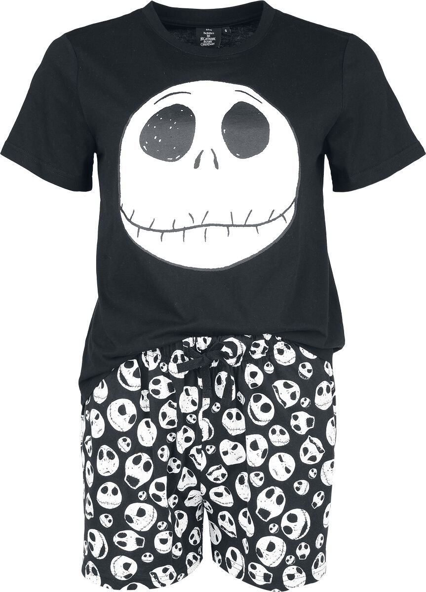 The Nightmare Before Christmas Jack Pyjama zwart Katoen