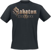 Sabaton Logo Heren T-shirt - zwart - L