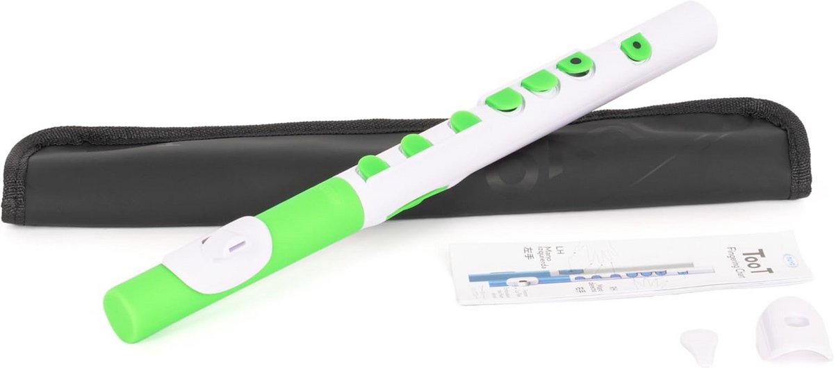 Beginnersfluit met Recorder Vingerzetting en Reserve Onderdelen