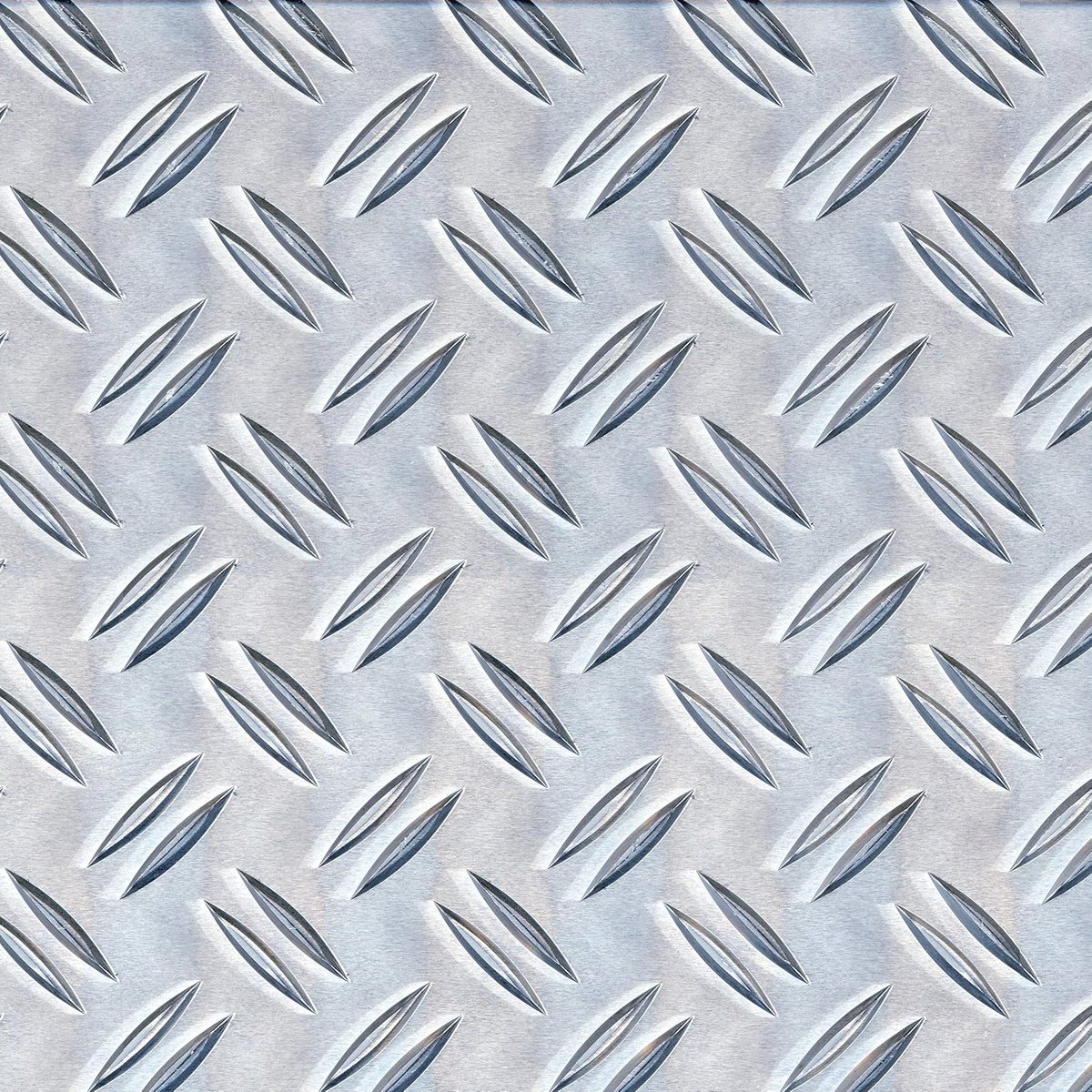 Geribbelde Aluminium Structuurplaat 120 x 1000 x 1,5 mm