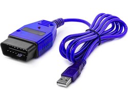 VCTparts® OBD2 Diagnose Usb Kabel Uitlezen Coderen 16pin 409.1 voor Kkl VAG Com Volkswagen Audi Skoda