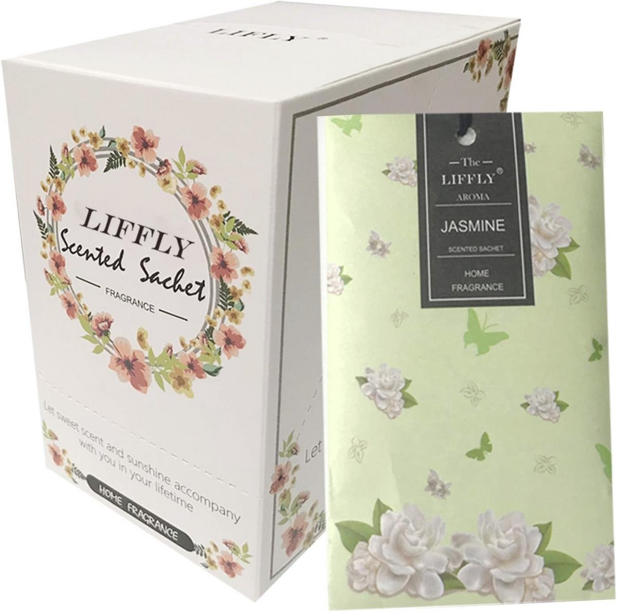 Jasmine Geurzakjes voor Laden en Kasten - 14 Pack
