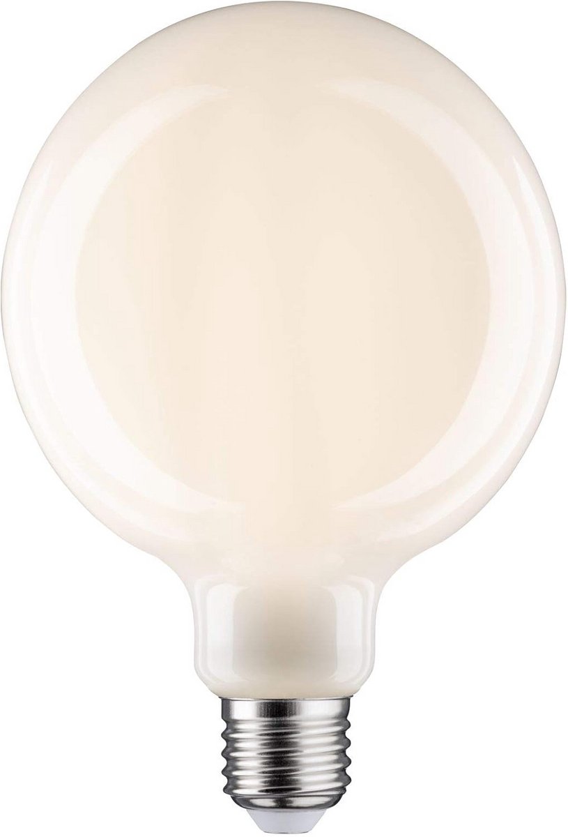 Dimbare LED Lamp G125 7W Opaal 2700K Warmwit E27 - Energiezuinige Verlichting